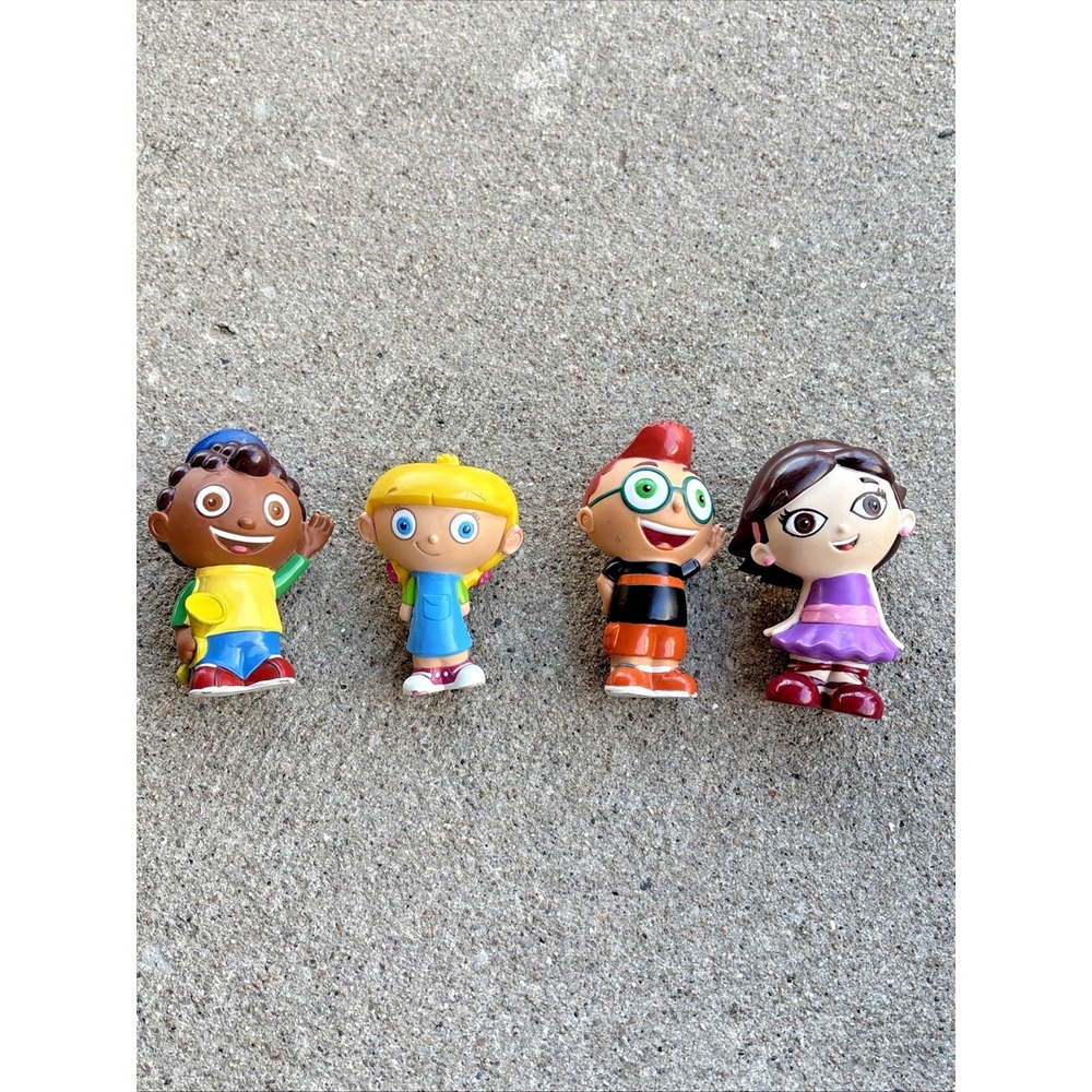 Disney Little Einsteins 4 Figures Leo June Quincy Annie Doll Lot Vintage 00s